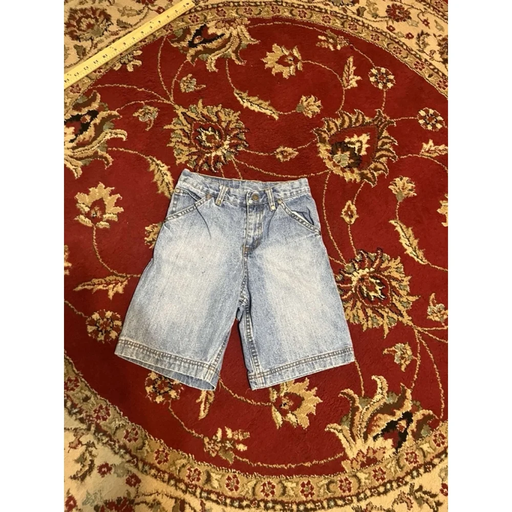 Kids Vintage Calvin Klein Jeans Blue Denim Shorts Size 6